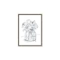 Picture of Drawing Flower V _GroupedProduct_Rectangle_Portrait_Canvas_Framed_