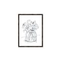 Picture of Drawing Flower V _GroupedProduct_Rectangle_Portrait_Canvas_Framed_