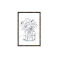 Picture of Drawing Flower V _GroupedProduct_Rectangle_Portrait_Canvas_Framed_
