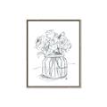 Picture of Drawing Flower V _GroupedProduct_Rectangle_Portrait_Canvas_Framed_