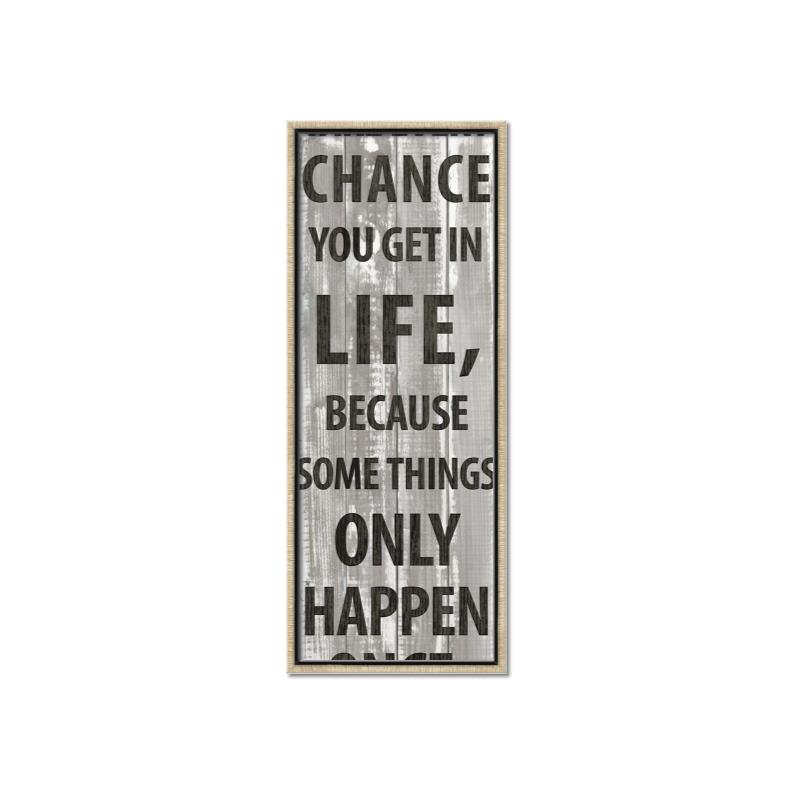 Picture of Take Every Chance I _GroupedProduct_Panel_Portrait_Canvas_Framed_