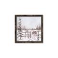 Picture of Animal in winter _GroupedProduct_Square_Canvas_Framed_