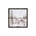 Picture of Animal in winter _GroupedProduct_Square_Canvas_Framed_