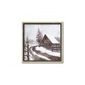 Picture of WInter road _GroupedProduct_Square_Canvas_Framed_
