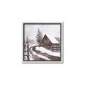 Picture of WInter road _GroupedProduct_Square_Canvas_Framed_