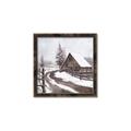 Picture of WInter road _GroupedProduct_Square_Canvas_Framed_