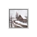 Picture of WInter road _GroupedProduct_Square_Canvas_Framed_