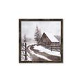 Picture of WInter road _GroupedProduct_Square_Canvas_Framed_