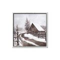 Picture of WInter road _GroupedProduct_Square_Canvas_Framed_
