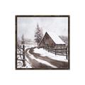 Picture of WInter road _GroupedProduct_Square_Canvas_Framed_