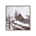 Picture of WInter road _GroupedProduct_Square_Canvas_Framed_