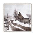 Picture of WInter road _GroupedProduct_Square_Canvas_Framed_