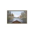 Picture of Lake Boat I  _GroupedProduct_Rectangle_Landscape_Canvas_Framed_