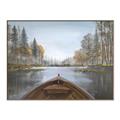 Picture of Lake Boat I  _GroupedProduct_Rectangle_Landscape_Canvas_Framed_