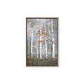 Picture of White Birches In Fall _GroupedProduct_Rectangle_Portrait_Canvas_Framed_
