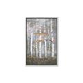 Picture of White Birches In Fall _GroupedProduct_Rectangle_Portrait_Canvas_Framed_