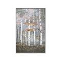 Picture of White Birches In Fall _GroupedProduct_Rectangle_Portrait_Canvas_Framed_