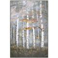 Picture of White Birches In Fall _GroupedProduct_Rectangle_Portrait_Canvas_Framed_