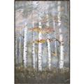 Picture of White Birches In Fall _GroupedProduct_Rectangle_Portrait_Canvas_Framed_