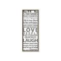 Picture of Life Is Too Short I _GroupedProduct_Panel_Portrait_Canvas_Framed_