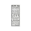 Picture of Life Is Too Short I _GroupedProduct_Panel_Portrait_Canvas_Framed_