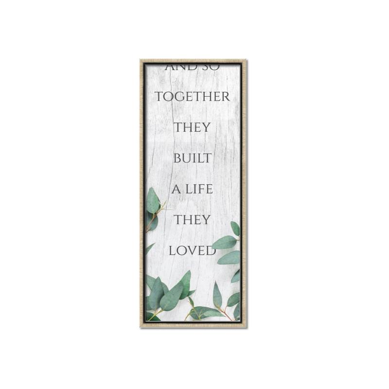 Picture of Life They loved _GroupedProduct_Panel_Portrait_Canvas_Framed_