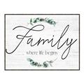 Picture of Family Where Life Begins II  _GroupedProduct_Rectangle_Landscape_Canvas_Framed_