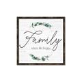 Picture of Family Where Life Begins I _GroupedProduct_Square_Canvas_Framed_