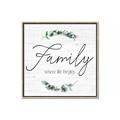 Picture of Family Where Life Begins I _GroupedProduct_Square_Canvas_Framed_