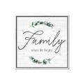 Picture of Family Where Life Begins I _GroupedProduct_Square_Canvas_Framed_