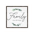 Picture of Family Where Life Begins I _GroupedProduct_Square_Canvas_Framed_