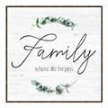 Picture of Family Where Life Begins I _GroupedProduct_Square_Canvas_Framed_