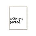 Picture of With My Soul I _GroupedProduct_Rectangle_Portrait_Canvas_Framed_