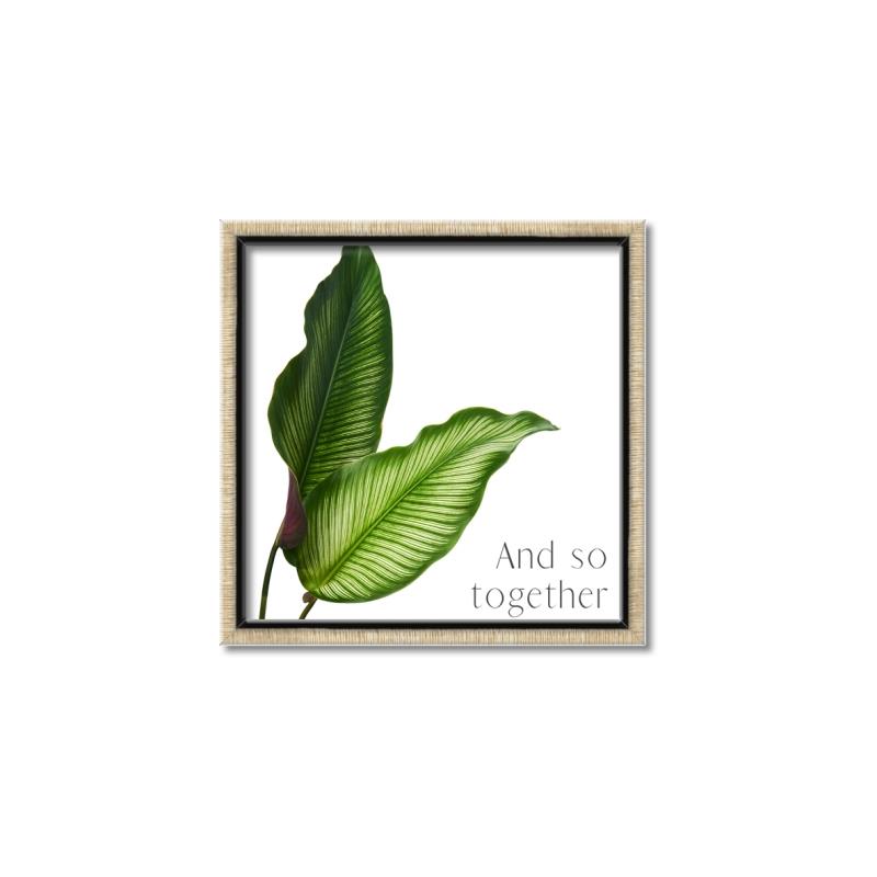 Picture of And So Together II _GroupedProduct_Square_Canvas_Framed_