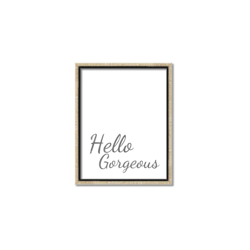 Picture of Hello Gorgeous _GroupedProduct_Rectangle_Portrait_Canvas_Framed_
