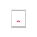 Picture of Red Lip _GroupedProduct_Rectangle_Portrait_Canvas_Framed_