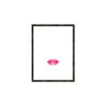 Picture of Red Lip _GroupedProduct_Rectangle_Portrait_Canvas_Framed_