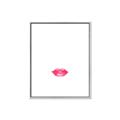 Picture of Red Lip _GroupedProduct_Rectangle_Portrait_Canvas_Framed_