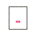 Picture of Red Lip _GroupedProduct_Rectangle_Portrait_Canvas_Framed_