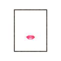 Picture of Red Lip _GroupedProduct_Rectangle_Portrait_Canvas_Framed_
