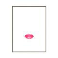 Picture of Red Lip _GroupedProduct_Rectangle_Portrait_Canvas_Framed_