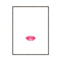 Picture of Red Lip _GroupedProduct_Rectangle_Portrait_Canvas_Framed_