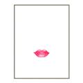 Picture of Red Lip _GroupedProduct_Rectangle_Portrait_Canvas_Framed_