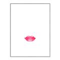 Picture of Red Lip _GroupedProduct_Rectangle_Portrait_Canvas_Framed_