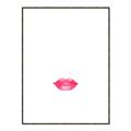 Picture of Red Lip _GroupedProduct_Rectangle_Portrait_Canvas_Framed_