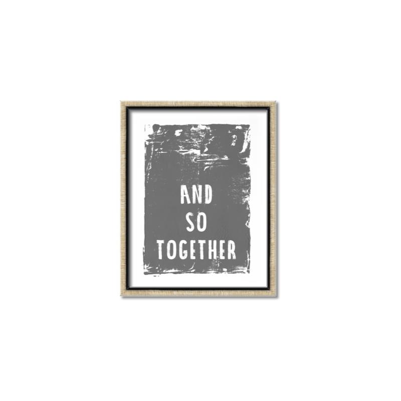 Picture of And So Together I  _GroupedProduct_Rectangle_Portrait_Canvas_Framed_