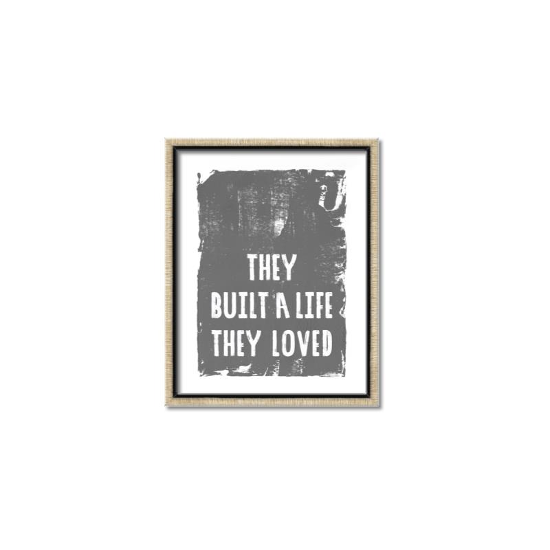 Picture of They Build A Life I _GroupedProduct_Rectangle_Portrait_Canvas_Framed_