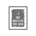 Picture of They Build A Life I _GroupedProduct_Rectangle_Portrait_Canvas_Framed_