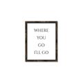Picture of Where You - Go I'll Go II _GroupedProduct_Rectangle_Portrait_Canvas_Framed_