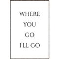 Picture of Where You - Go I'll Go II _GroupedProduct_Rectangle_Portrait_Canvas_Framed_